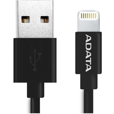 ADATA USB Male la Lightning Male, MFi, 1 m, Black