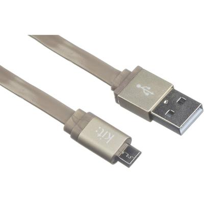 Kit USB Male la microUSB Male, 1 m, Gold