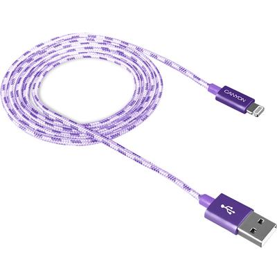 CANYON USB Male la Lightning Male, 1 m, Purple