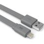 Kit USB Male la Lightning Male, MFi, LED, 1 m, Grey