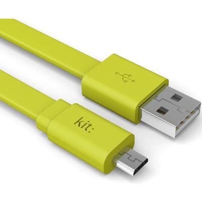 Kit USB Male la microUSB Male, LED, 1 m, Green