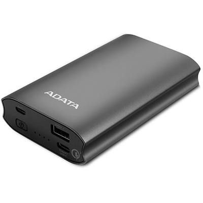 ADATA A10050QC, 10050mAh, 1x USB, 1x USB-C, 3A, titanic