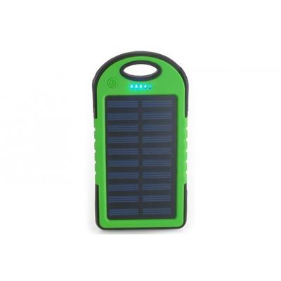 PowerNeed 5000mAh cu panou solar, Verde