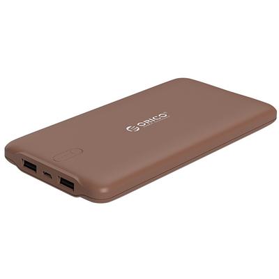 Orico LD100, 10000 mAh, 2.4A, 2x USB, Brown