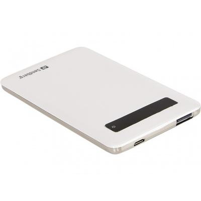 Sandberg 5000mAh, 1x USB, 1A, Alb