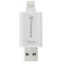Memorie USB Transcend JetDrive Go 300 64GB USB 3.0 - Lighning Silver