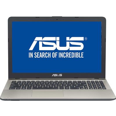 Laptop Asus 15.6" X541NA, HD, Procesor Intel Celeron Dual Core N3350 (2M Cache, up to 2.4 GHz), 4GB, 500GB, GMA HD 500, Endless OS, Chocolate Black, no ODD