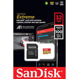 Card de Memorie SanDisk Micro SDHC Extreme 32GB UHS-I U3 V30 Class 10 90 MB/s + Adaptor SD Mobile