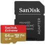 Card de Memorie SANDISK EXTREME microSDXC 128 GB 100/90 MB/s A1 C10 V30 UHS-I U3 Mobile