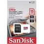 Card de Memorie SanDisk Micro SDHC Ultra 16GB UHS-I Class 10 A1 98 MB/s + Adaptor SD