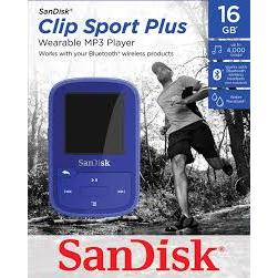 Mp3 Player Sandisk MP3 16GB CLIP SPORT PLUS  - blue