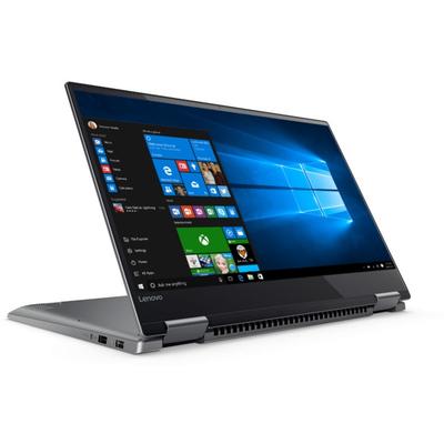 Laptop Lenovo 15.6" Yoga 720, FHD IPS Touch, Procesor  Intel Core i7-7700HQ (6M Cache, up to 3.80 GHz), 8GB DDR4, 512GB SSD, GeForce GTX 1050 4GB, Win 10 Home, Grey