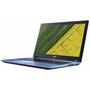 Laptop Acer 15.6 inch, Aspire A315-51, HD, Procesor Intel Core i3-6006U (3M Cache, 2.00 GHz), 4GB DDR4, 500GB, GMA HD 520, Linux, Blue