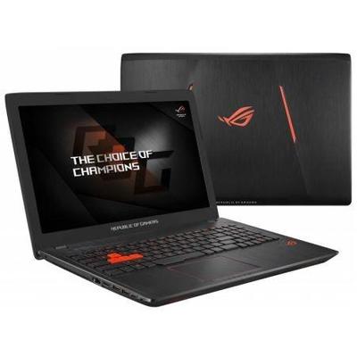 Laptop Asus Gaming 17.3 ROG GL753VE, FHD, Procesor Intel Core i7-7700HQ (6M Cache, up to 3.80 GHz), 8GB DDR4, 1TB 7200 RPM, GeForce GTX 1050 Ti 4GB, Endless OS