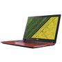 Laptop Acer 15.6 inch, Aspire A315-51, HD, Procesor Intel Core i3-6006U (3M Cache, 2.00 GHz), 4GB DDR4, 500GB, GMA HD 520, Linux, Red