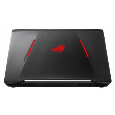 Laptop Asus Gaming 17.3" ROG Strix GL702ZC, FHD IPS, Procesor AMD Ryzen 7 1700 (3.0 GHz, up to 3.7 GHz, 16MB), 8GB DDR4, 1TB + 8GB SSH, Radeon RX 580 4GB, Win 10 Home, Black Metal
