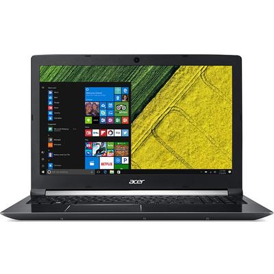 Laptop Acer 15.6 Aspire 7 A715-71G, FHD, Procesor Intel Core i7-7700HQ (6M Cache, up to 3.80 GHz), 8GB DDR4, 256GB SSD, GeForce GTX 1050 Ti 4GB, Linux, Black
