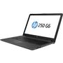 Laptop HP 15.6" 250 G6, HD, Procesor Intel Core i3-6006U (3M Cache, 2.00 GHz), 4GB DDR4, 128GB SSD, GMA HD 520, FreeDos, Dark Ash Silver
