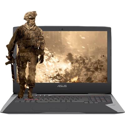 Laptop Asus Gaming 17.3 ROG G752VS, FHD, Procesor Intel Core i7-7700HQ (6M Cache, up to 3.80 GHz), 16GB DDR4, 1TB 7200 RPM + 512GB SSD, GeForce GTX 1070 8GB, Win 10 Home