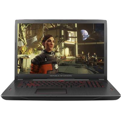 Laptop Asus Gaming 17.3" ROG Strix GL702ZC, FHD, Procesor AMD Ryzen 7 1700 (3.0 GHz, up to 3.7 GHz, 16MB), 16GB DDR4, 1TB + 256GB SSD, Radeon RX 580 4GB, Win 10 Home, Black Metal