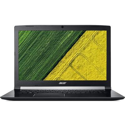 Laptop Acer Gaming 17.3" Aspire 7 A717-71G, FHD, Procesor Intel Core i7-7700HQ (6M Cache, up to 3.8 GHz), 16GB DDR4, 256GB SSD, GeForce GTX 1050 Ti 4GB, Linux, Black