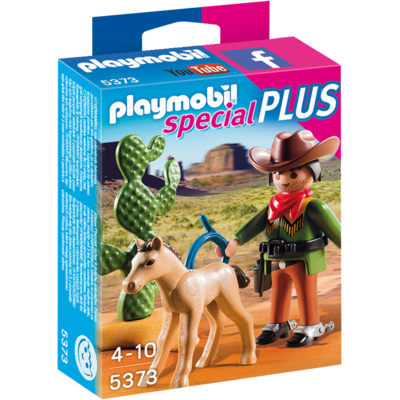 Jucarie PLAYMOBIL Cowboy with Foal