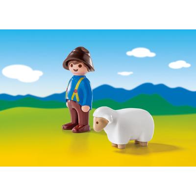 Jucarie PLAYMOBIL Shepherd with Sheep