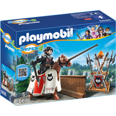 Jucarie PLAYMOBIL Jousting Rypan, Guardian of the Black Baron