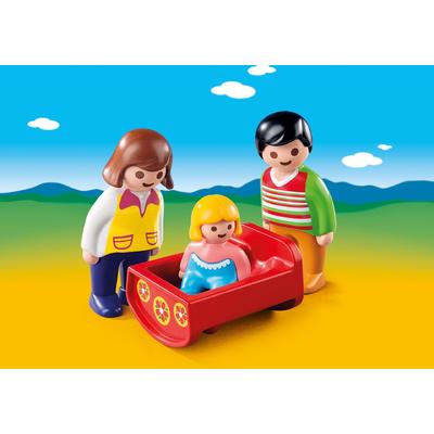 Jucarie PLAYMOBIL Parents with Baby Cradle