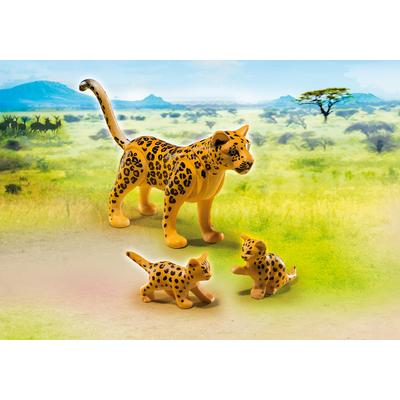 Jucarie PLAYMOBIL Leopard with Cubs