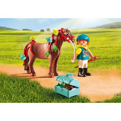 Jucarie PLAYMOBIL Groomer with Butterfly Pony