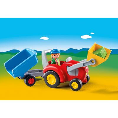 Jucarie PLAYMOBIL Tractor with Trailer