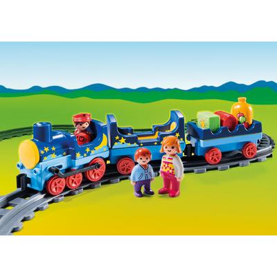 Jucarie PLAYMOBIL Night Train with Track