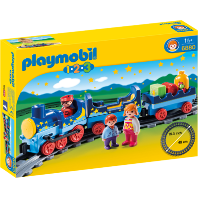 Jucarie PLAYMOBIL Night Train with Track