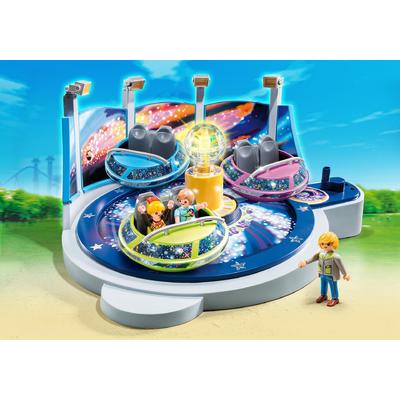 Jucarie PLAYMOBIL Spinning Spaceship Ride with Lights