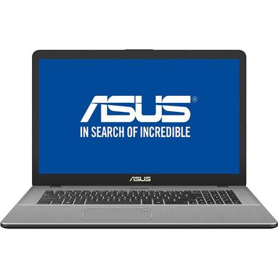 Laptop Asus 17.3" VivoBook Pro 17 N705UN, FHD, Procesor Intel Core i7-7500U (4M Cache, up to 3.50 GHz), 8GB DDR4, 1TB + 128GB SSD, GeForce MX150 4GB, no OS, Dark Grey