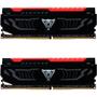 Memorie RAM Patriot Viper LED Red 16GB DDR4 2400MHz CL14 Dual Channel Kit