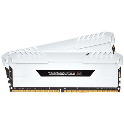Memorie RAM Corsair Vengeance White RGB LED 16GB DDR4 3200MHz CL16 Dual Channel Kit