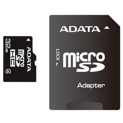 Card de Memorie ADATA Micro SDHC 32GB Clasa 4 + Adaptor SD