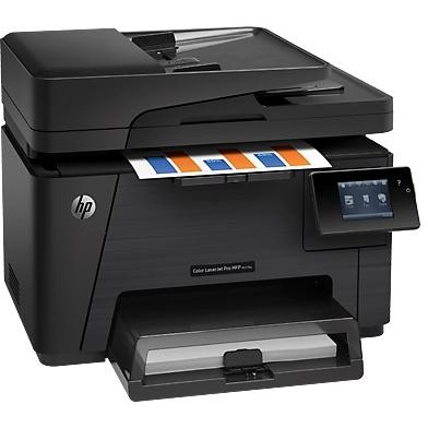Imprimanta multifunctionala HP LaserJet Pro MFP M177fw, laser, color, format A4, fax, retea, Wi-Fi