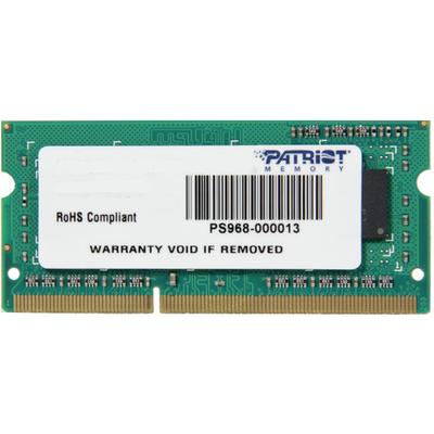 Memorie Laptop Patriot Signature, 4GB, DDR3, 1333MHz, CL9, 1.5v