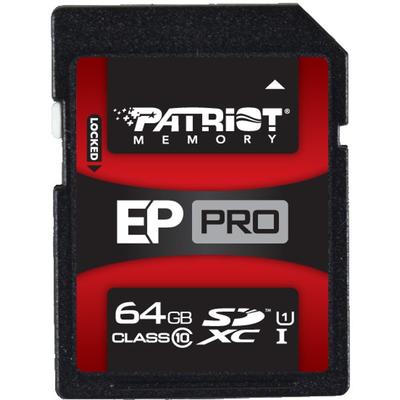 Card de Memorie Patriot SDXC EP Pro 64GB UHS-I Class 10