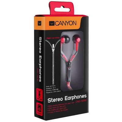 Casti In-Ear CANYON CNS-TEP1 Red