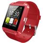 Smartwatch Tellur U8 Watch rosu, curea silicon rosu