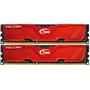 Memorie RAM Team Group Vulcan Red 8GB DDR3 2400MHz CL11 Dual Channel Kit