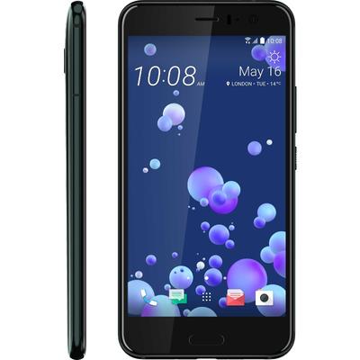 Smartphone HTC U11, Ecran Quad HD, Gorilla Glass 5, Snapdragon 835 2.45 GHz, Octa Core, 64GB, 4GB RAM, Dual SIM, 4G, NFC, Camere 16 mpx + 12 mpx, Quick Charge 3.0, Brilliant Black