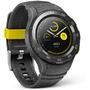 Smartwatch Huawei Watch W2 Sport negru, curea silicon gri