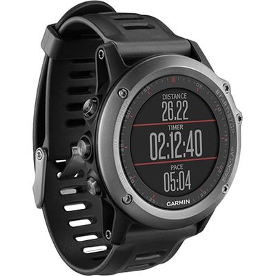 Smartwatch Garmin Fenix 3 negru, curea silicon negru