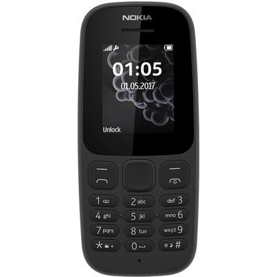 Telefon Mobil NOKIA 105 Single SIM Black (2017)