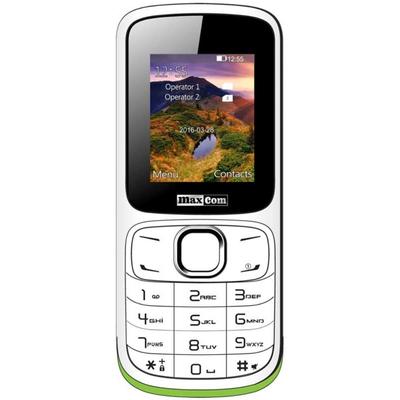 Telefon Mobil Maxcom MM129, Dual SIM, White